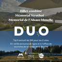 Pass billet DUO Mémorial Struthof + Mémorial Alsace Moselle