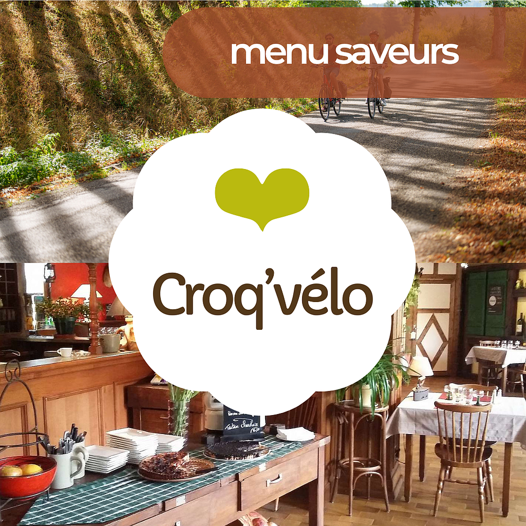 Journée Croq'vélo menu saveurs - restaurant au choix - Bon cadeau 55 €