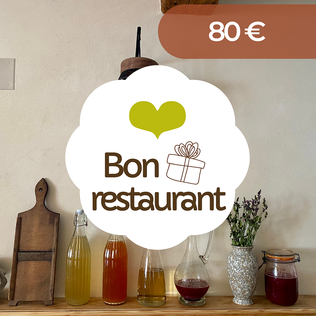 Bon cadeau restaurant 80 €