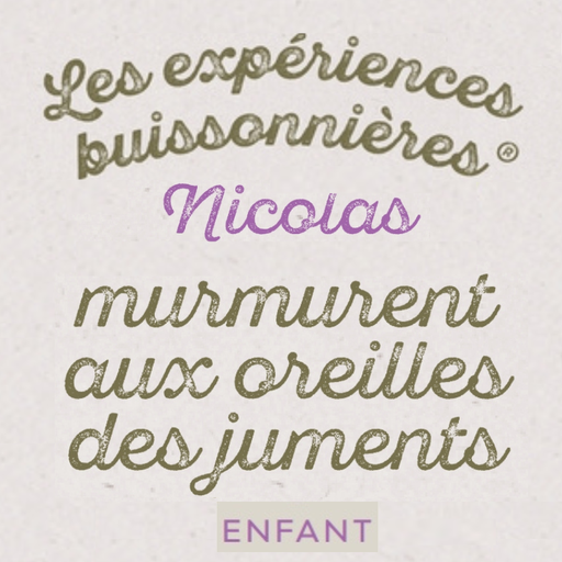 Nicolas murmure aux oreilles des juments - Carte cadeau enfant 5€