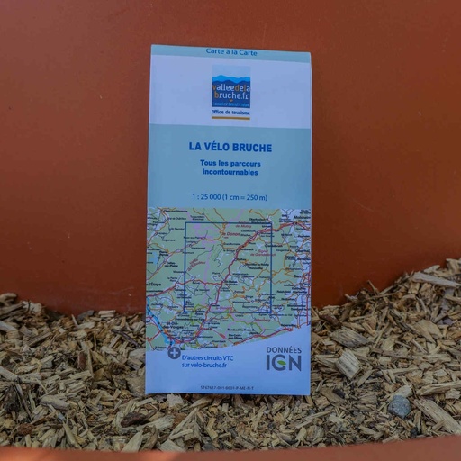 Carte vélo Bruche TOP 25 - IGN